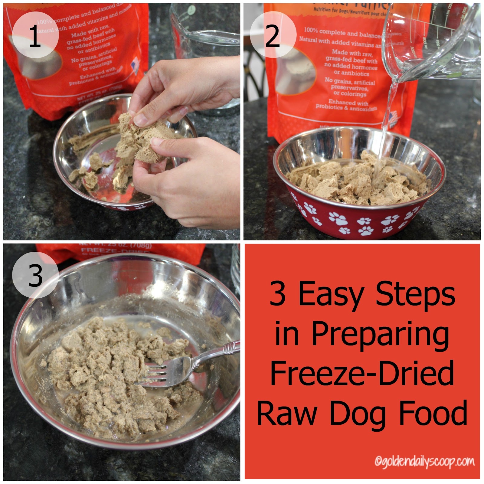 How to Prepare Freeze Dried Dog Food